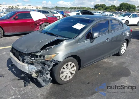 2012 Honda Civic Lx from USA, damaged, VIN 19XFB2F52CE015226